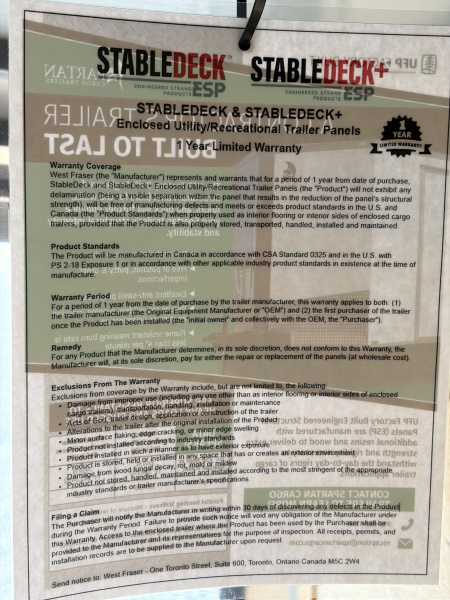 New 2026 Spartan 5X8 Pro-Series Enclosed Trailer, Side Door Barlock, Polycor, Stabledeck