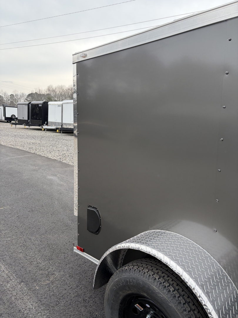 New 2026 Spartan 5X8 Pro-Series Enclosed Trailer, Side Door Barlock, Polycor, Stabledeck