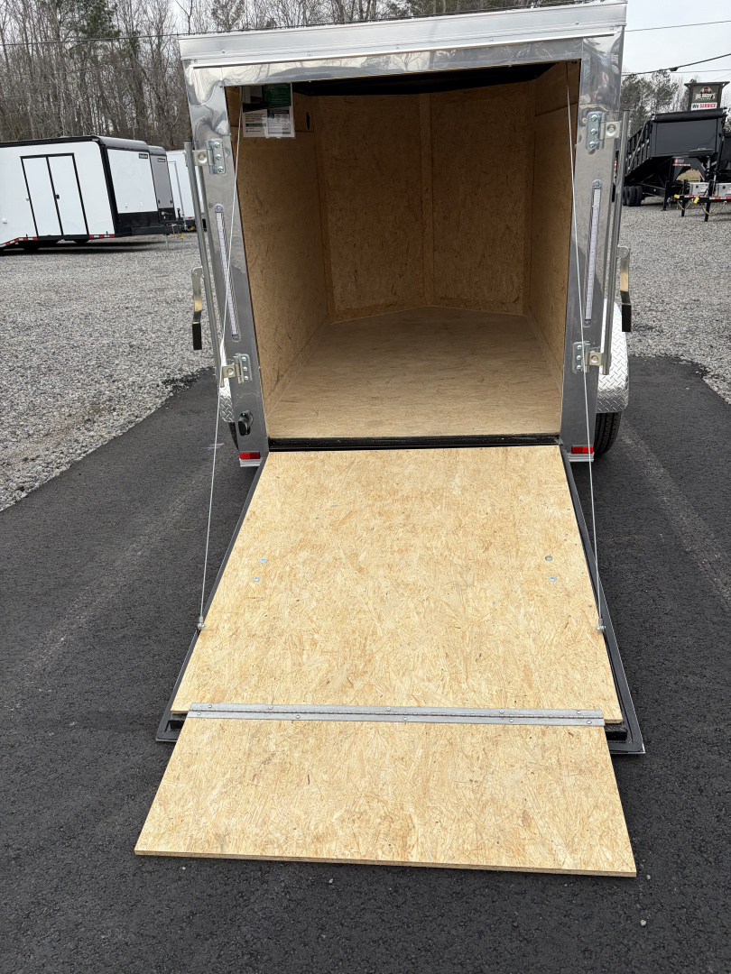 New 2026 Spartan 5X8 Pro-Series Enclosed Trailer, Side Door Barlock, Polycor, Stabledeck