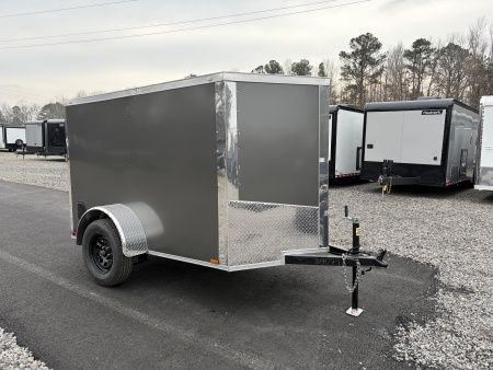New 2026 Spartan 5X8 Pro-Series Enclosed Trailer, Side Door Barlock, Polycor, Stabledeck