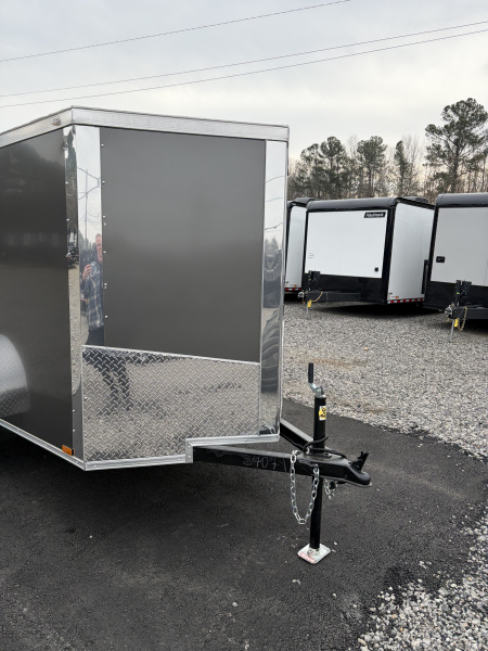 New 2026 Spartan 5X8 Pro-Series Enclosed Trailer, Side Door Barlock, Polycor, Stabledeck