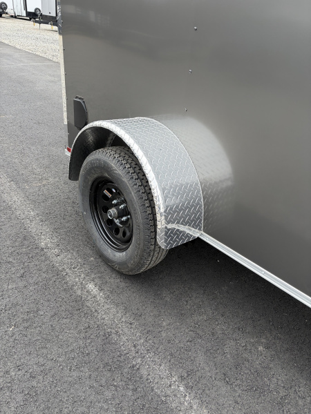 New 2026 Spartan 5X8 Pro-Series Enclosed Trailer, Side Door Barlock, Polycor, Stabledeck