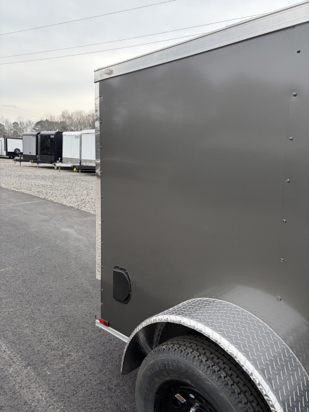 New 2026 Spartan 5X8 Pro-Series Enclosed Trailer, Side Door Barlock, Polycor, Stabledeck