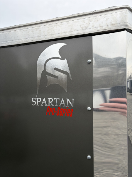 New 2026 Spartan 5X8 Pro-Series Enclosed Trailer, Side Door Barlock, Polycor, Stabledeck
