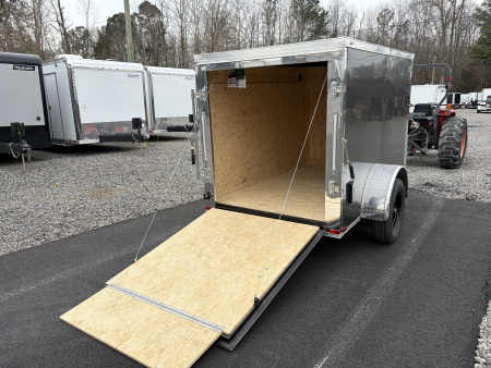 New 2026 Spartan 5X8 Pro-Series Enclosed Trailer, Side Door Barlock, Polycor, Stabledeck