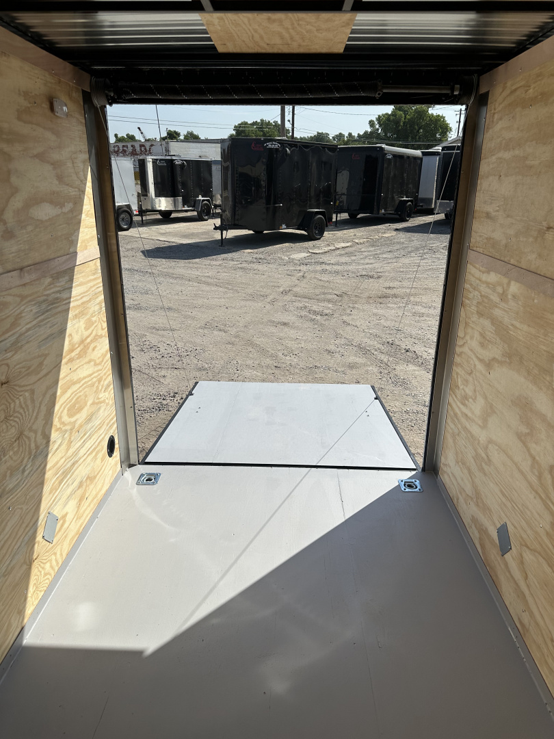 New 2023 Cargo Craft 6x10 Elite V-Nose with ramp door. Red in color Cargo / Enclosed Trailer