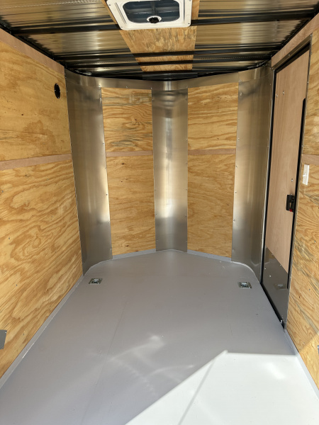 New 2023 Cargo Craft 6x10 Elite V-Nose with ramp door. Red in color Cargo / Enclosed Trailer