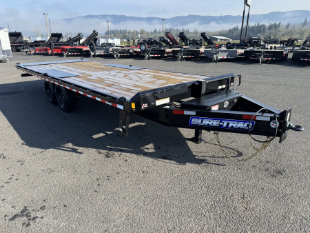 New 2026 Sure-Trac 8.5x22 Steel HD Deckover Power Tilt 17.6K GVWR