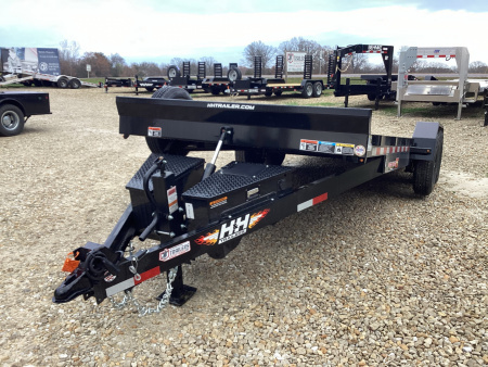 New 2026 H&H Trailers 82x22 Power Tilt Speedloader Equipment Trailer