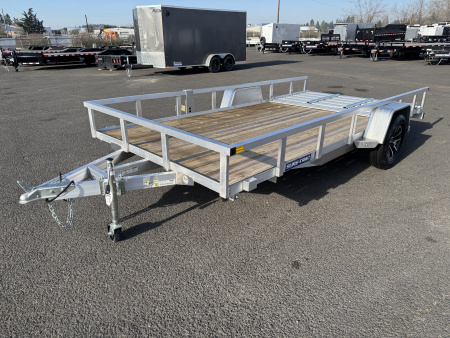 New 2026 Sure-Trac 7x14 Aluminum Utility Trailer 3K GVWR