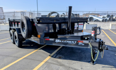 New Hillcrest 14714SD Telescopic 7ga Floor 14K (GVWR) Dump Trailer