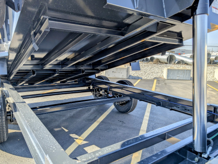 New Hillcrest 14714SD Telescopic 7ga Floor 14K (GVWR) Dump Trailer