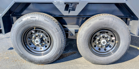 New Hillcrest 14714SD Telescopic 7ga Floor 14K (GVWR) Dump Trailer