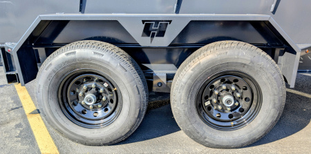 New Hillcrest 14714SD 40" Tall Sides Telescopic 7ga Floor 14K (GVWR) Dump Trailer