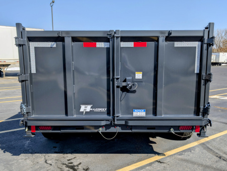 New Hillcrest 14714SD 40" Tall Sides Telescopic 7ga Floor 14K (GVWR) Dump Trailer