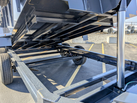 New Hillcrest 14714SD 40" Tall Sides Telescopic 7ga Floor 14K (GVWR) Dump Trailer