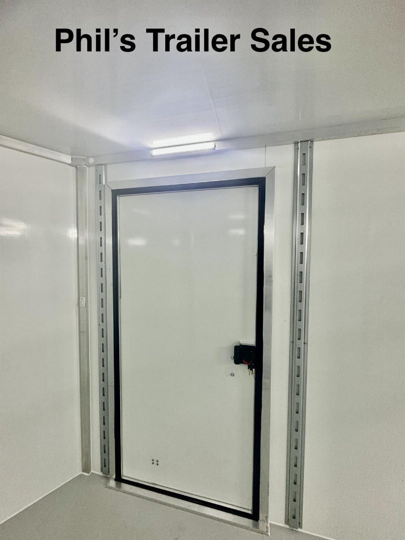 New 2026 Cell-Tech Trailers NEW 7X16 V-NOSE ENCLOSED TRAILER CARGO TRAILER COMMERCIAL GRADE HEAVY DUTY 7000 lb AXLES Cargo / Enclosed Trailer