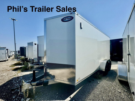 New 2026 Cell-Tech Trailers NEW 7X16 V-NOSE ENCLOSED TRAILER CARGO TRAILER COMMERCIAL GRADE HEAVY DUTY 7000 lb AXLES Cargo / Enclosed Trailer