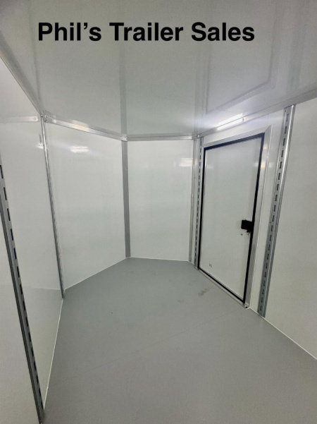 New 2026 Cell-Tech Trailers NEW 7X16 V-NOSE ENCLOSED TRAILER CARGO TRAILER COMMERCIAL GRADE HEAVY DUTY 7000 lb AXLES Cargo / Enclosed Trailer
