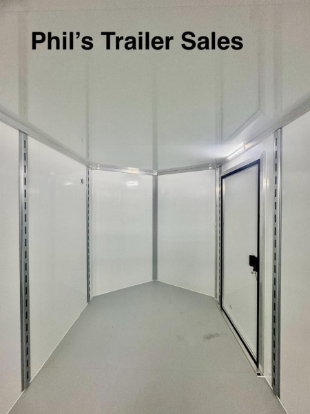 New 2026 Cell-Tech Trailers NEW 7X16 V-NOSE ENCLOSED TRAILER CARGO TRAILER COMMERCIAL GRADE HEAVY DUTY 7000 lb AXLES Cargo / Enclosed Trailer