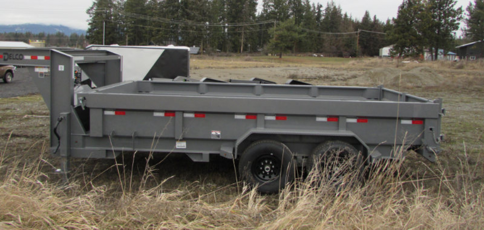 New 2025 Delco Trailers D416R72ESWE Dump Trailer Gooseneck 83x16