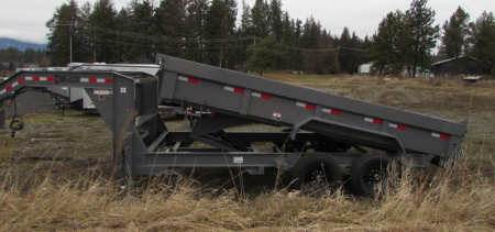 New 2025 Delco Trailers D416R72ESWE Dump Trailer Gooseneck 83x16