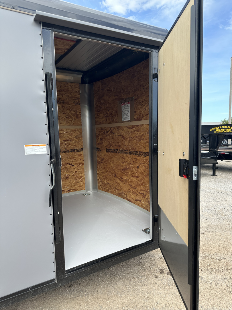 New 2026 Cargo Craft 7x16 Enclosed Cargo Trailer Matte Gray in color Cargo / Enclosed Trailer