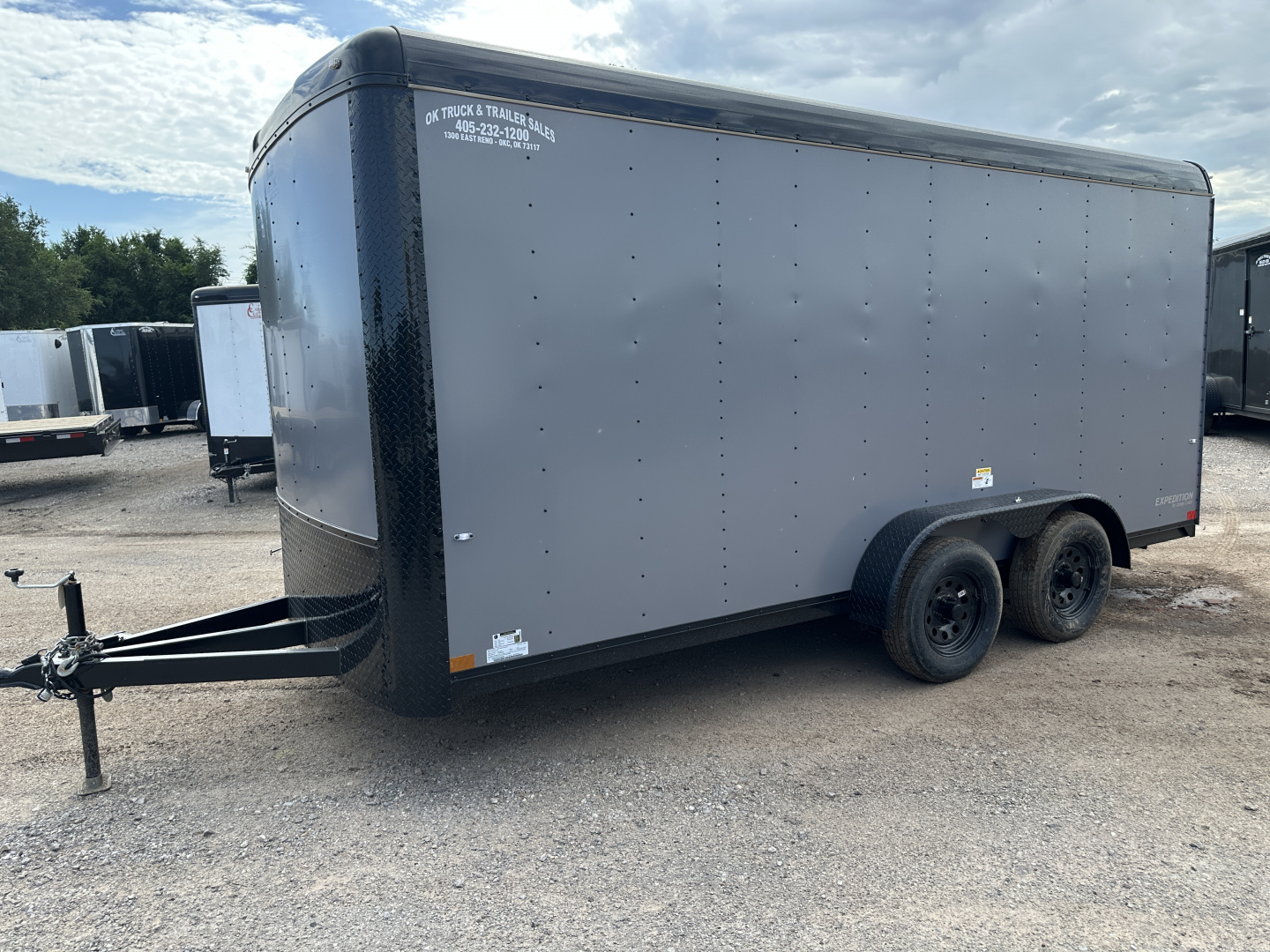 New 2026 Cargo Craft 7x16 Enclosed Cargo Trailer Matte Gray in color Cargo / Enclosed Trailer