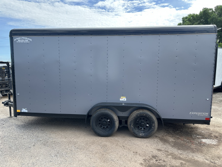 New 2026 Cargo Craft 7x16 Enclosed Cargo Trailer Matte Gray in color Cargo / Enclosed Trailer