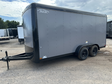 New 2026 Cargo Craft 7x16 Enclosed Cargo Trailer Matte Gray in color Cargo / Enclosed Trailer