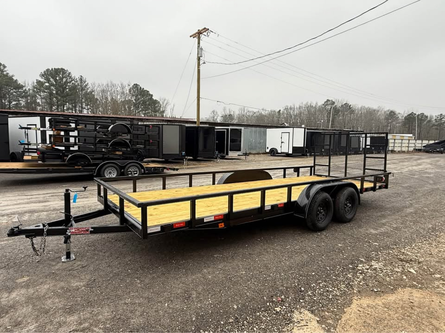 New 2026 Oak Ridge 83x20TA Utility Trailer
