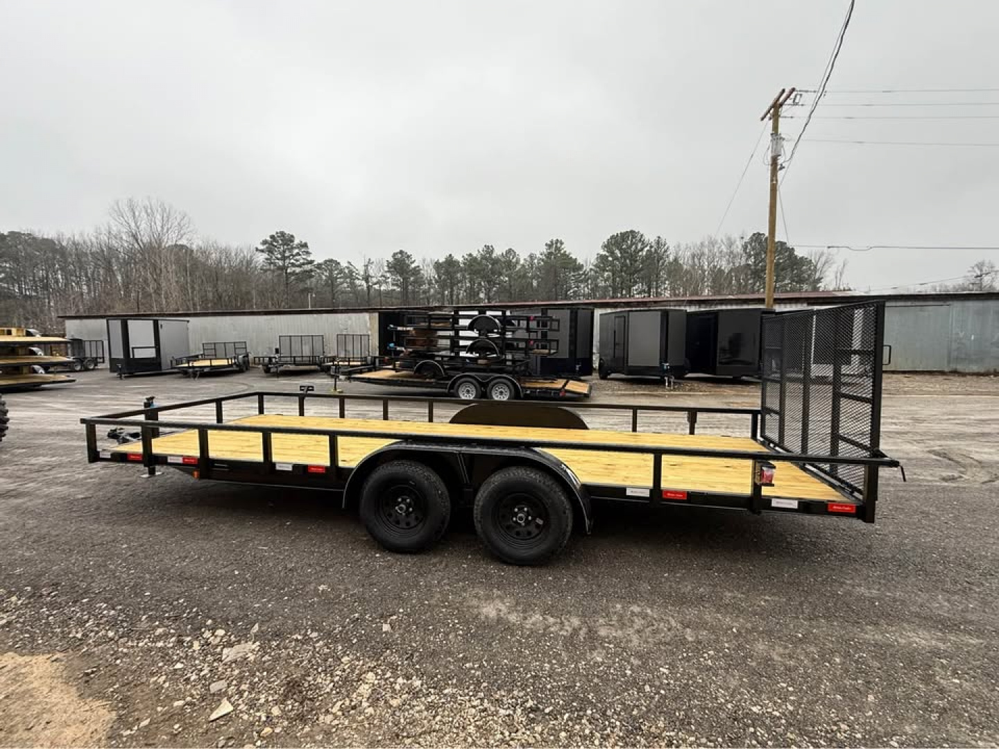 New 2026 Oak Ridge 83x20TA Utility Trailer