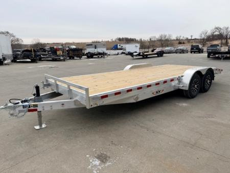 New 2026 H&H Aluminum 82 x18'+2' 10k Car Hauler Trailer