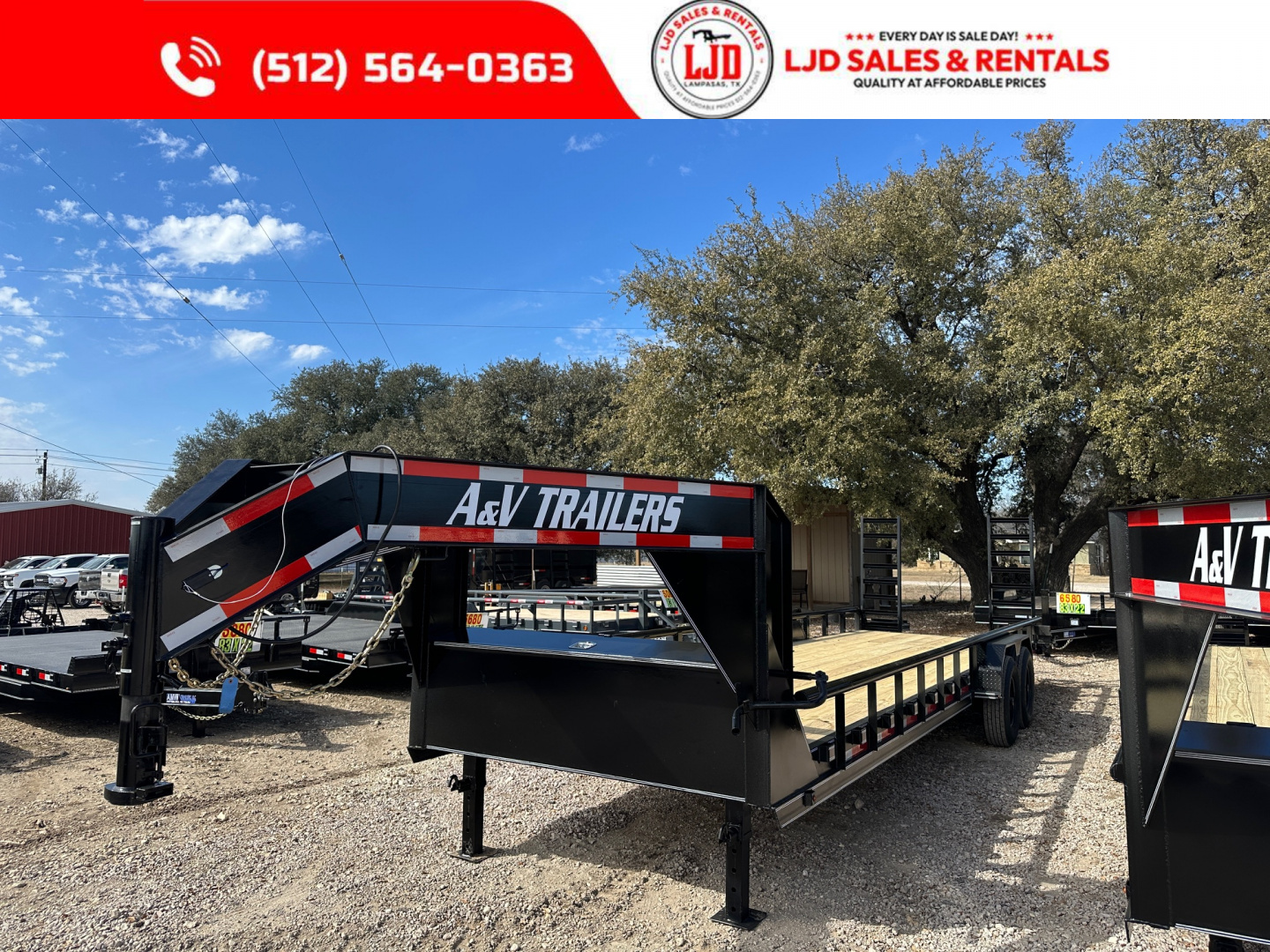 New 2026 A&V - 83" x 26' - HD Pipetop Equipment Trailer