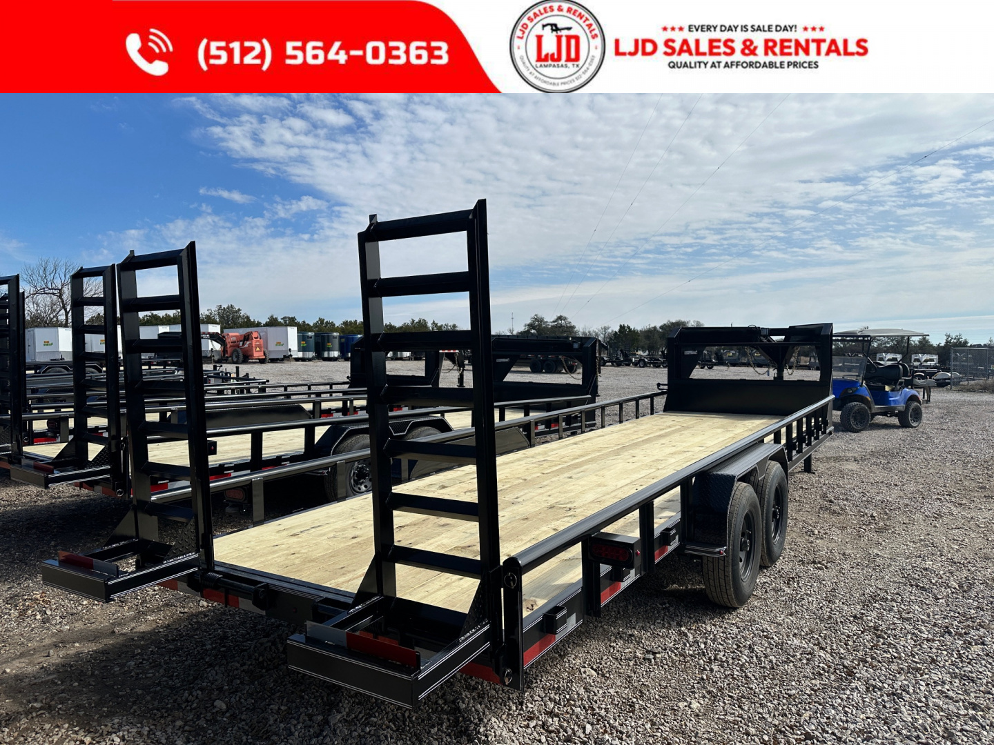 New 2026 A&V - 83" x 26' - HD Pipetop Equipment Trailer