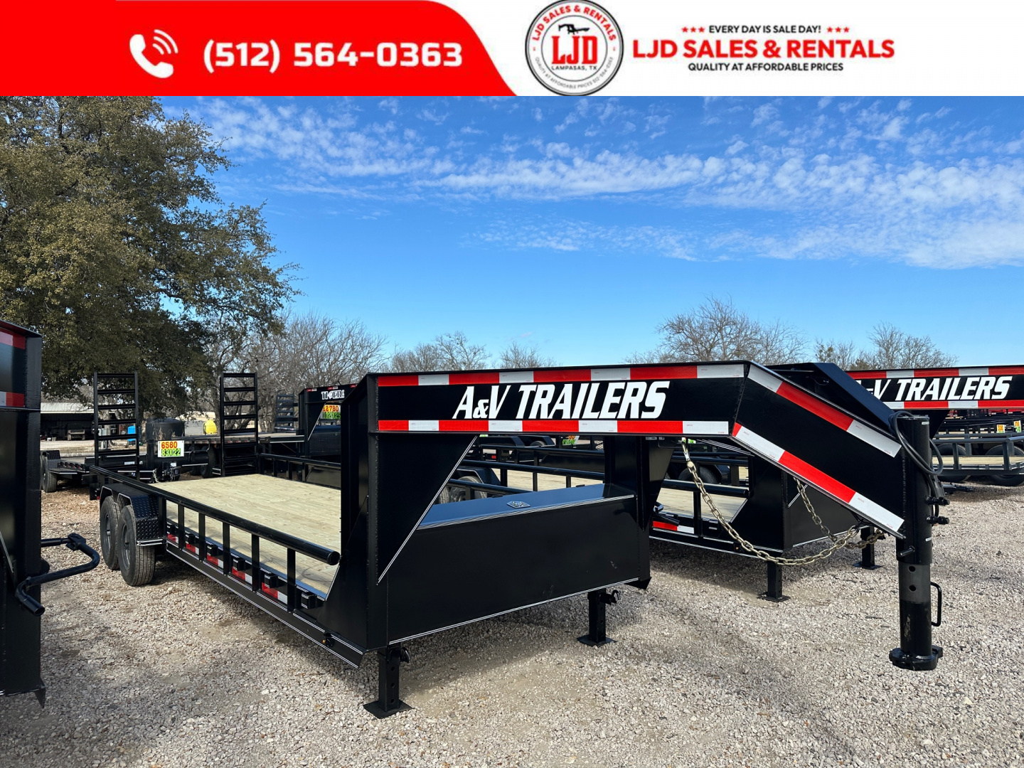 New 2026 A&V - 83  x 24' - HD Pipetop Equipment Trailer