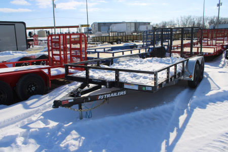 New 2026 PJ Trailers 16' RG 7K GVWR STOCK ID 51872 Landscape Trailer