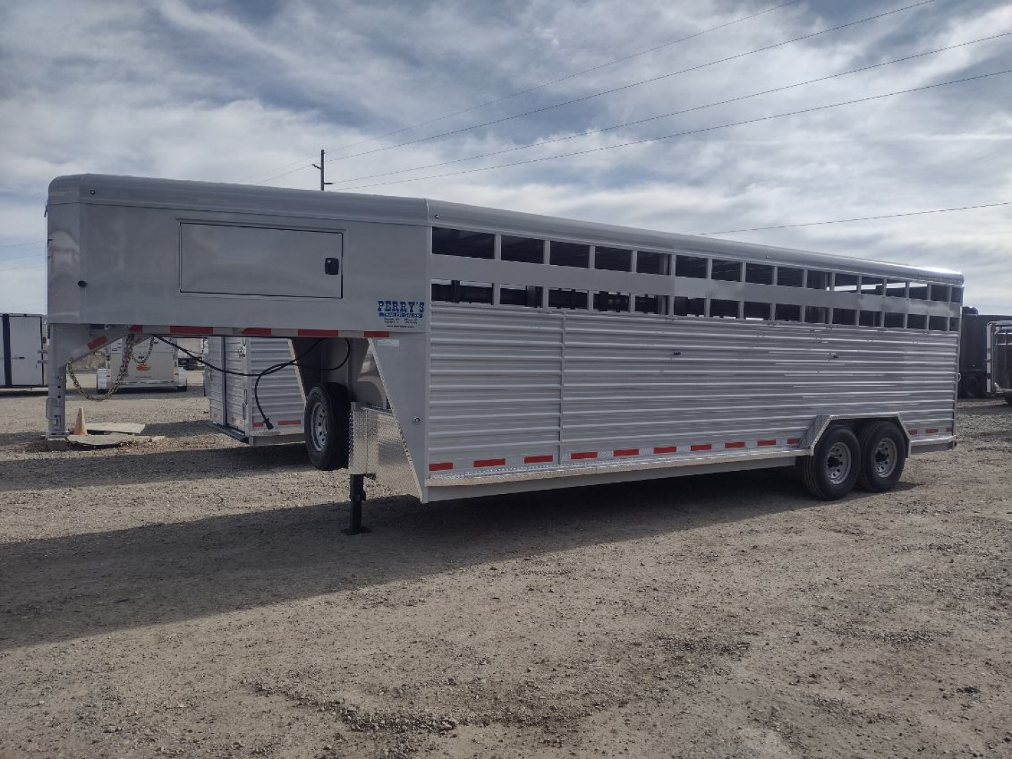 New 2026 Trails West Hotshot 24' Stock Trailer