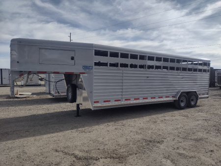 New 2026 Trails West Hotshot 24' Stock Trailer