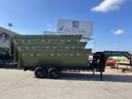 New 2026 Norstar DBG 83x16 Dump Trailer W/3 Bins