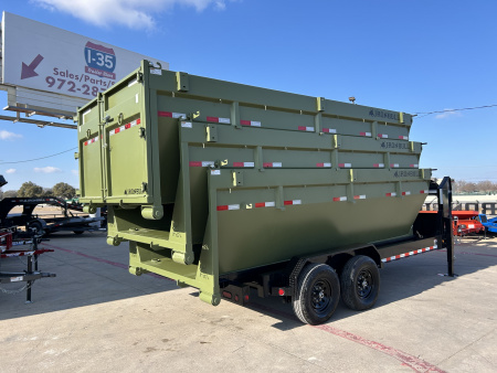 New 2026 Norstar DBG 83x16 Dump Trailer W/3 Bins