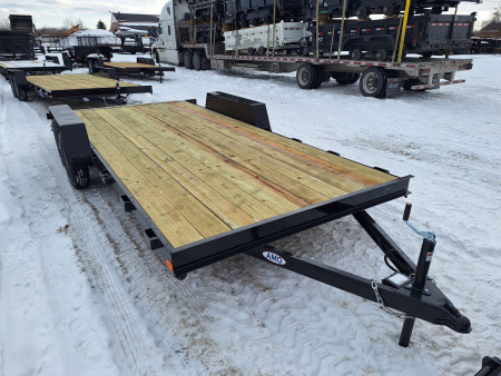 New 2026 AMO 82x18 Car Hauler 1 Axle Brake Led Lights