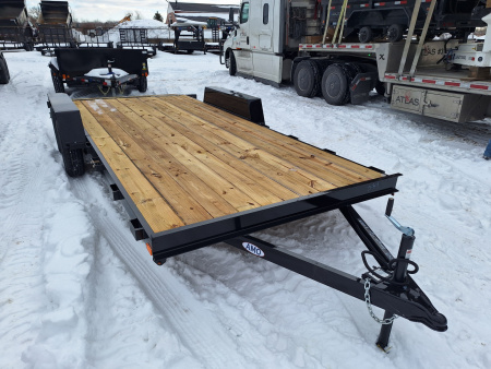 New 2026 AMO 82x18 Car Hauler 2 Axle Brake Led Lights