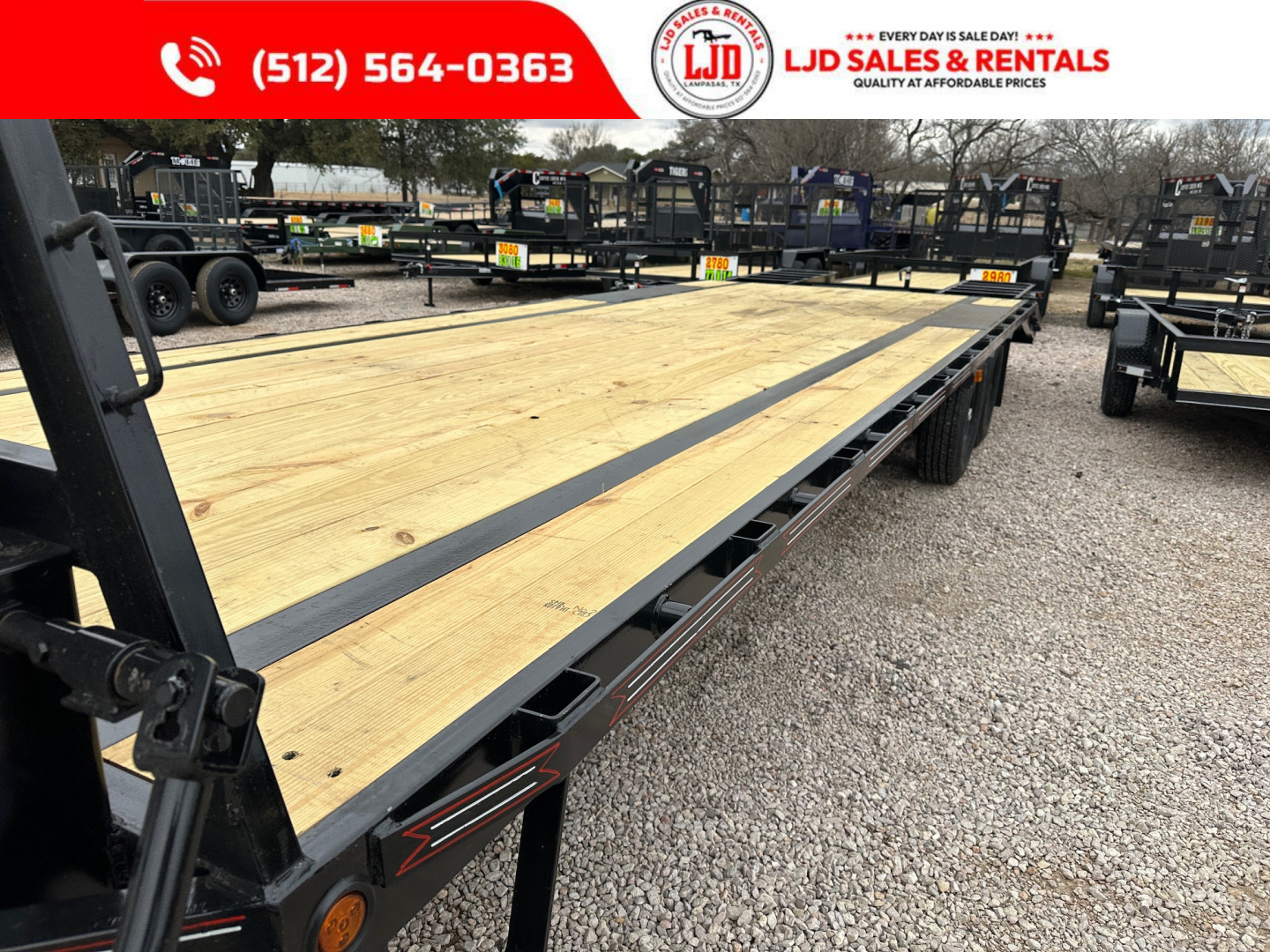 New 2026 Coffee Creek MFG 102" x 27' Gooseneck Flatbed Deckover Trailer