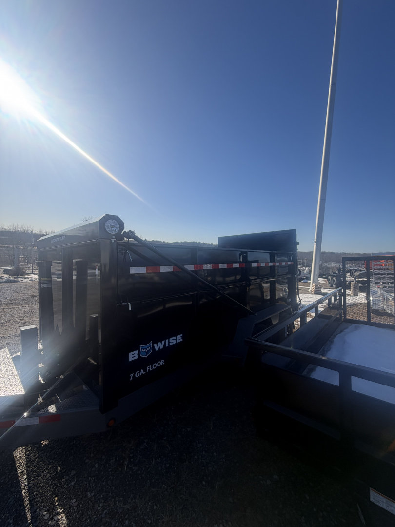 New 2026 BWISE DUT14-15 7X14TA Dump Trailer-ULTIMATE DUMP