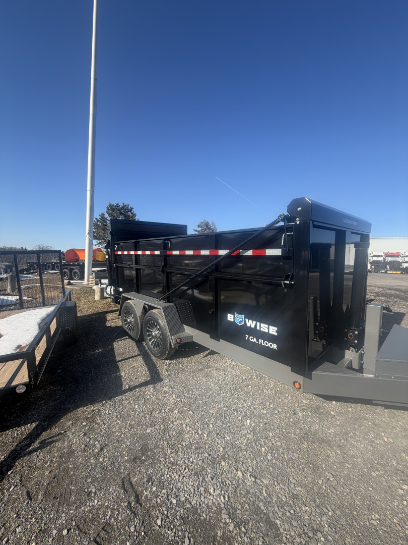 New 2026 BWISE DUT14-15 7X14TA Dump Trailer-ULTIMATE DUMP