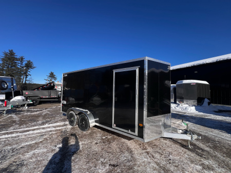 New 2026 High Country 7x16 + 18" V-Nose/ XLT Aluminum trailer /Barn Door/ 7'interior -7000GVW