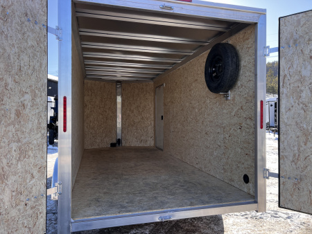 New 2026 High Country 7x16 + 18" V-Nose/ XLT Aluminum trailer /Barn Door/ 7'interior -7000GVW