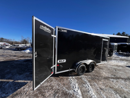 New 2026 High Country 7x16 + 18" V-Nose/ XLT Aluminum trailer /Barn Door/ 7'interior -7000GVW