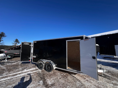 New 2026 High Country 7x16 + 18  V-Nose/ XLT Aluminum trailer /Barn Door/ 7'interior -7000GVW